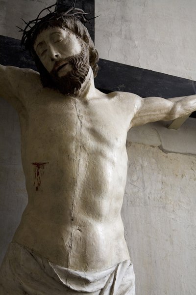Christ on the Cross (detail) by Ligier Richier